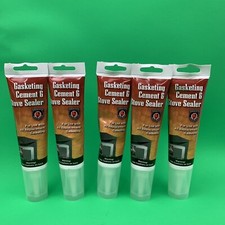 5 Guarnizioni Meeco's Red Devil sigillante cemento e stufa nuove