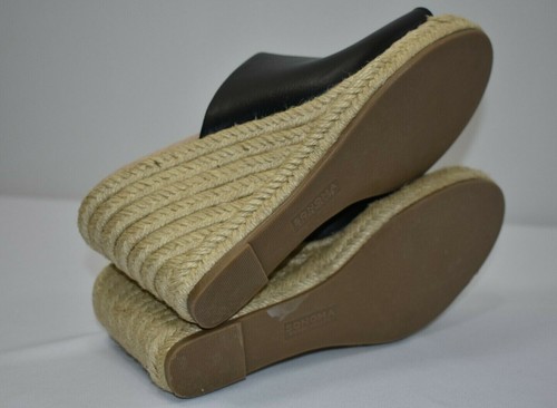 SONOMA WEDGE OPEN TOE SANDALS SZ 7.5 NEW IN BOX - Picture 8 of 10