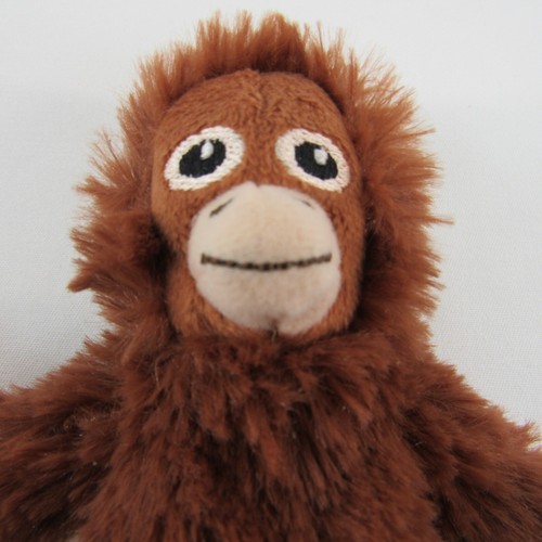 Ikea 8 Zoll Dschungelskog Mini Affe Orang-Utan Plüschtier Stofftier braun Spielzeug - Bild 6 von 9