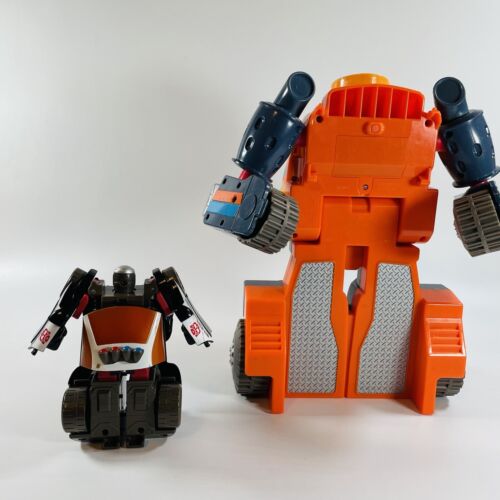 Transformer 2003 Go-Bots Playskool Hauler Bot Truck & 2002 Go-Bot Cop-Bot - Picture 4 of 14