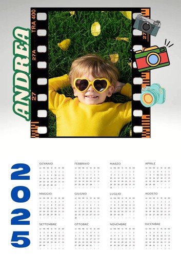 KALENDER 2025 PERSONALISIERBAR MIT IHREN FOTOS WÄHLEN SIE DIE GRAFIK + NAME - Bild 2 von 6