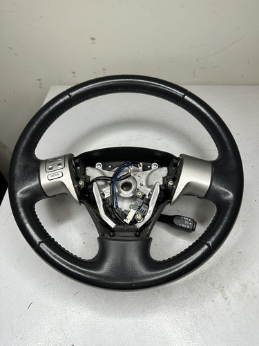 2009-2013 TOYOTA COROLLA STEERING WHEEL BLACK LEATHER OEM w/o MEDIA A