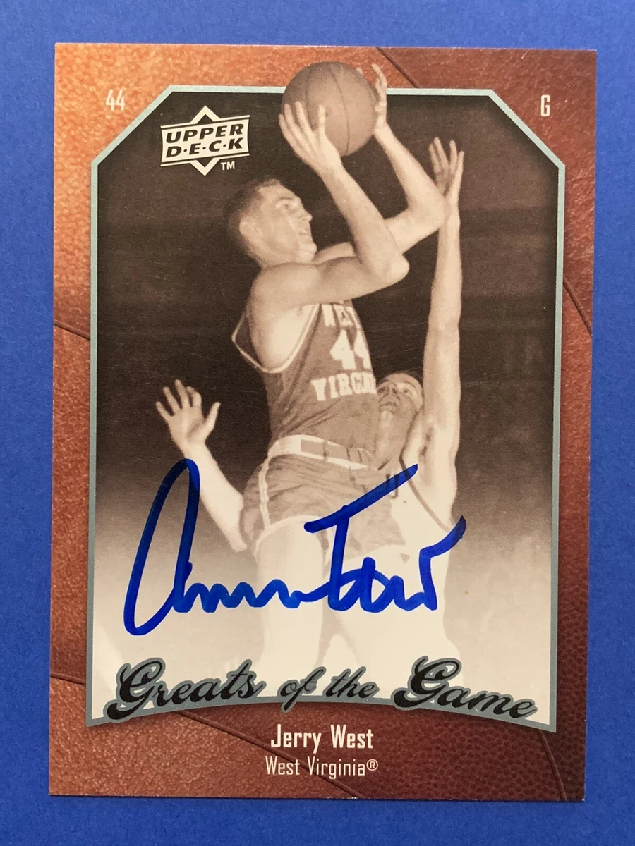 Upper Deck Jerry West Basketball Autographed Sports Trading Cards