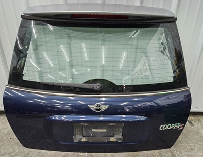 Mini Cooper S Checkmate R53 Complete Tailgate Hatch Lid Space Blue Metallic