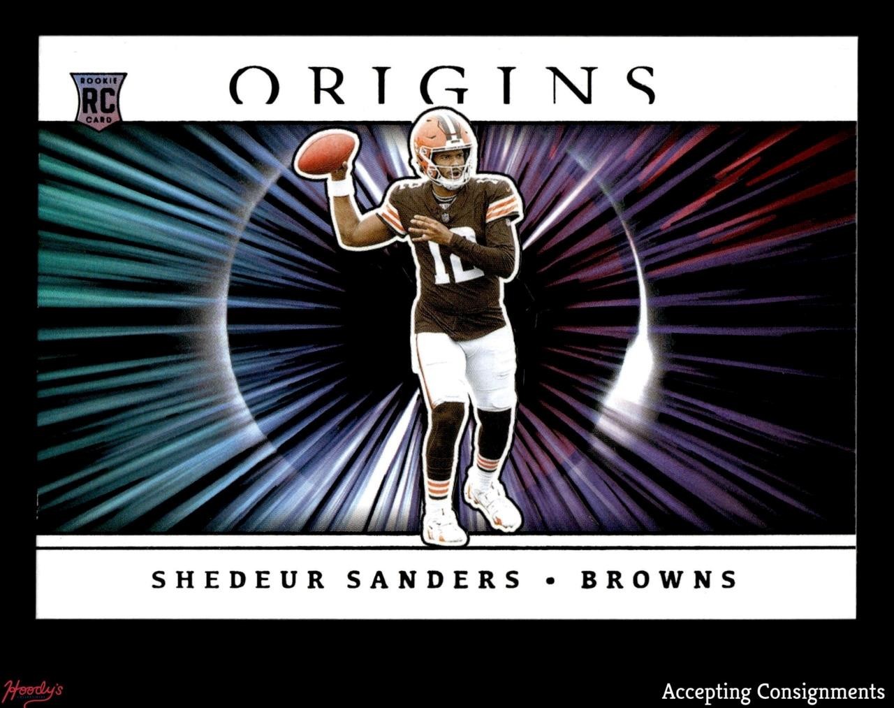 2025 Panini Origins Big Bang #13 Shedeur Sanders RC Rookie BROWNS