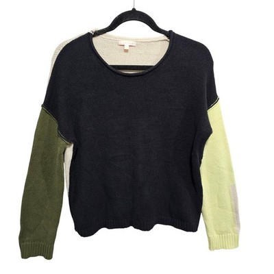 Lisa Todd Color Crush Pullover Sweater Size Small Cotton Blend