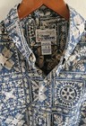 Vintage Reyn Spooner x Rotary Int'l Lahaina Sailor Blue Hawaiian Mens L Shirt — photo 6