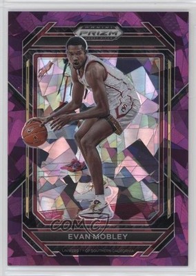 2023-24 Panini Prizm Draft Picks Purple Ice Prizm 43/149 Evan Mobley #69 j8o