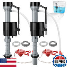 Saillong 2 Sets Universal 2" Toilet Flapper  Fill Valve Replacement Kit