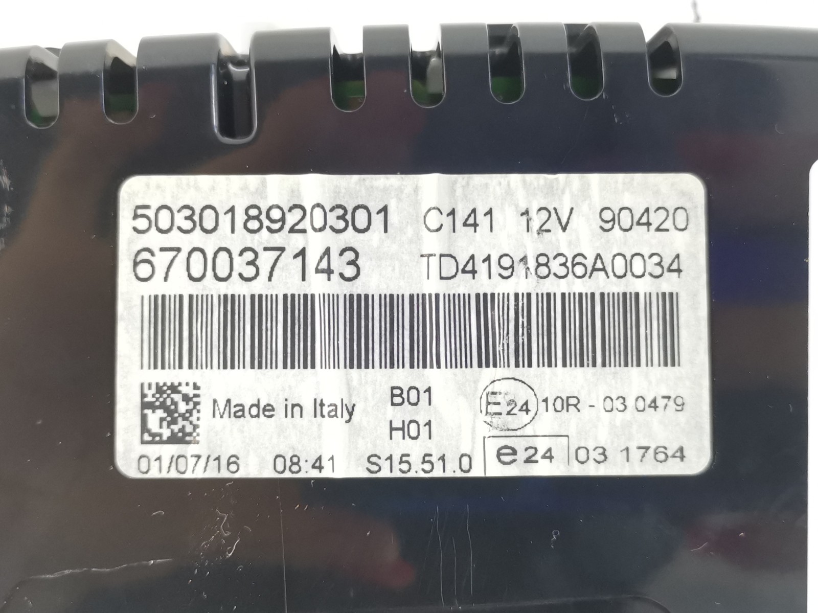 Maserati Ghibli RWD 2017 3.0 L Auto Speedometer Gauge Instrument Cluster OEM