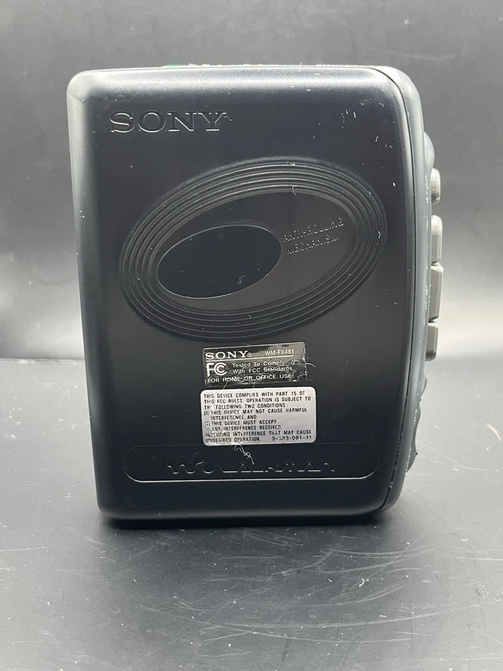 Sony Walkman WM-FX481 FM/AM Radio Cassette Reproductor de Cinta NUEVO CINTURÓN Probado y Funciona Foto 3 de 4