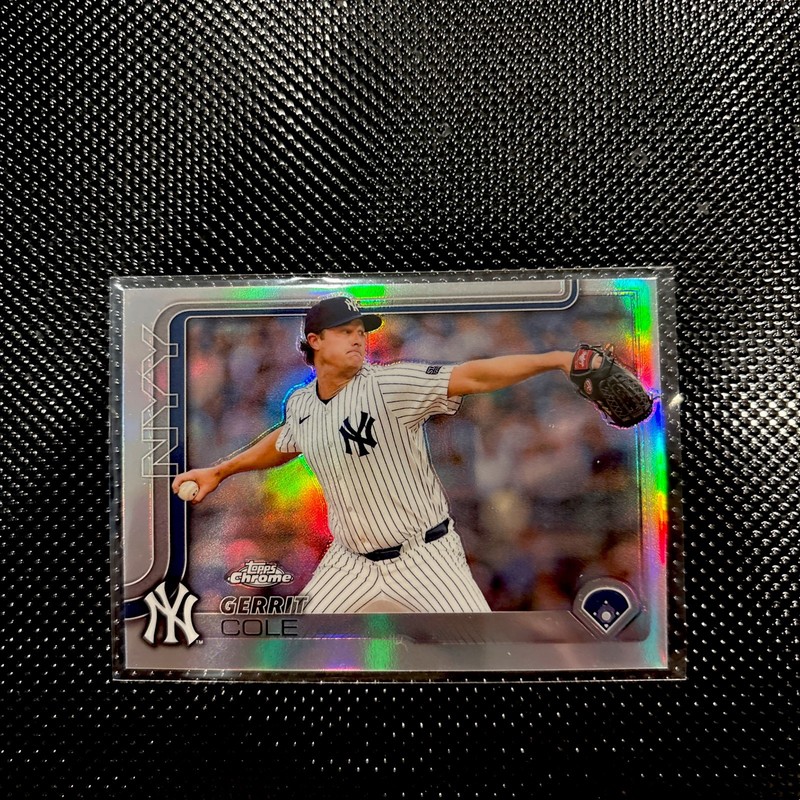 2025 Topps Chrome #110 Gerrit Cole Yankees Refractors