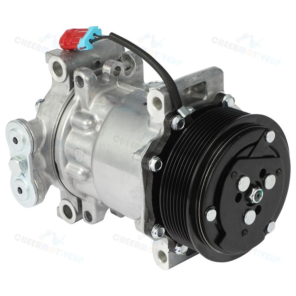 Compresor de aire acondicionado con embrague para Chevrolet T6500 T8500 GMC T6500 T7500 Isuzu FTR Foto 3 de 4
