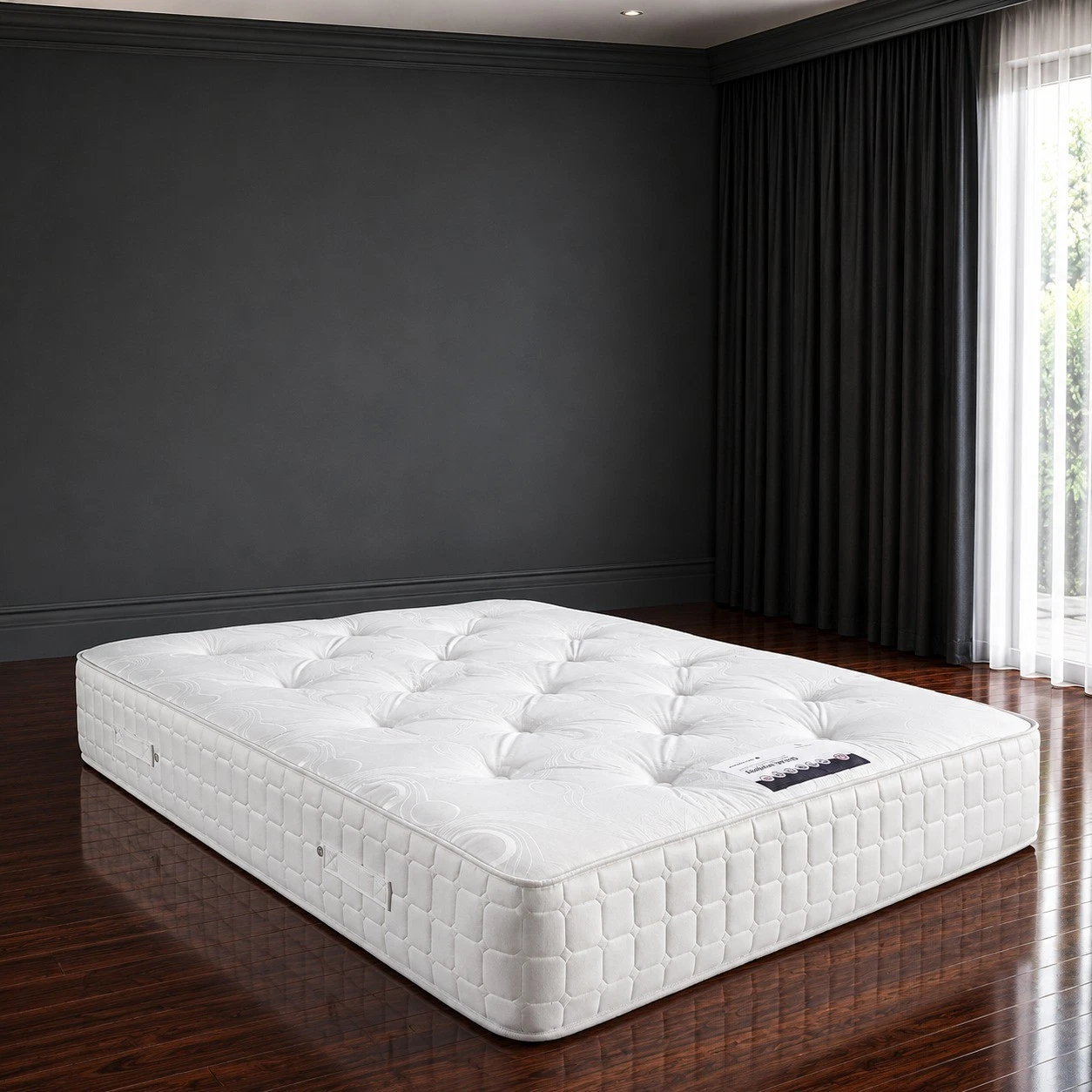 Luxury Orthopaedic 2000 Pocket Spring Mattress Firm Back Support UK Made