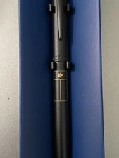Texas Lone Star Flag On MATTE BLACK Fisher Space Pen gift box Engravable Name