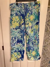 Lilly Pulitzer Women's Deri Linen Palazzo Pants