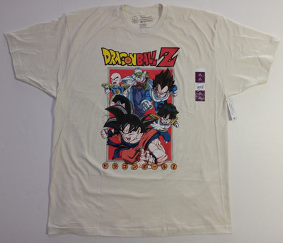 Dragonball Z T-shirt New With Tags Men's Size 2XL Goku Piccolo Krillin Vegeta