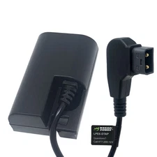 Wasabi Power LP-E6 Dummy Battery with DTAP  DC Coupler For Canon EOS R Ra R5