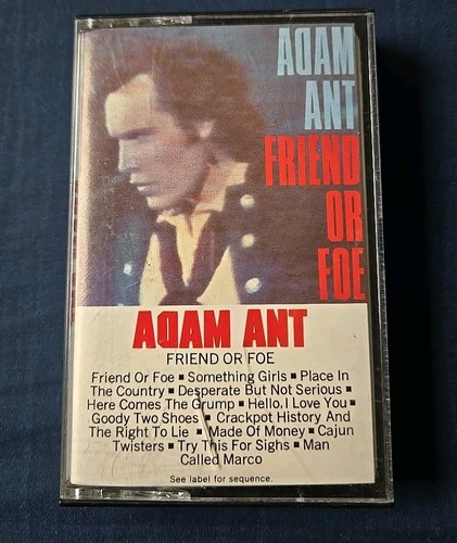 Adam Ant – Friend Or Foe Cassette Tape 1982 Dolby Epic US First Pressing Used/LN