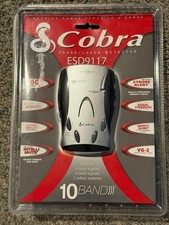 Cobra Radar Detector ESD9117 Brand New Original Package Sealed Free Shipping