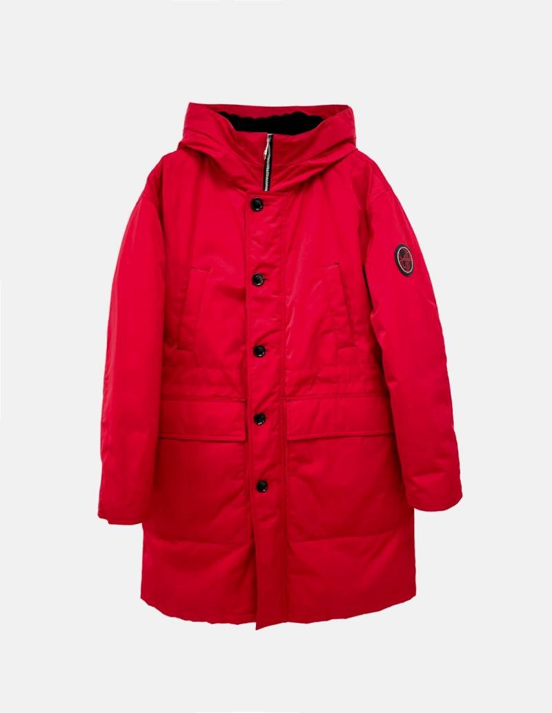 Cazadora Carolina Herrera Rojo Plumas