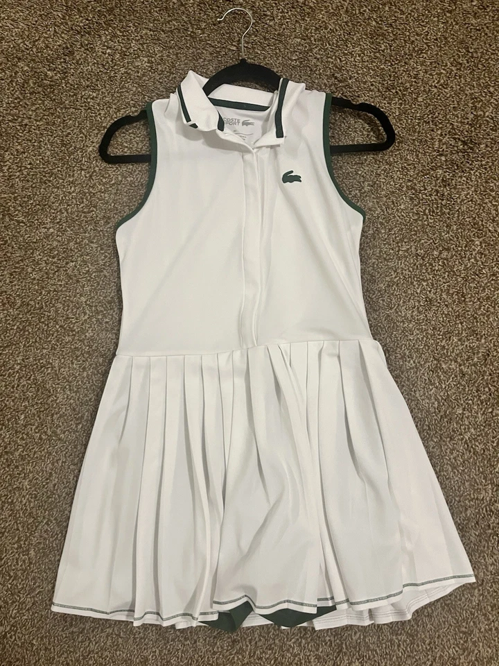 Vestido Tenis Lacoste Blanco Talla 40 EU Foto 2 de 4