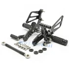 CNC Foot Pegs Footrest Set For Suzuki 1999-2012 GSX1300R Rear Pedals Shift 2008