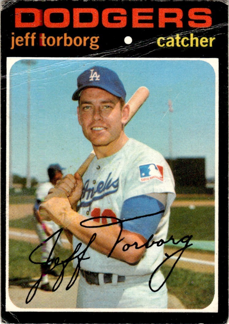 1971 O-Pee-Chee Jeff Torborg Los Angeles Dodgers #314