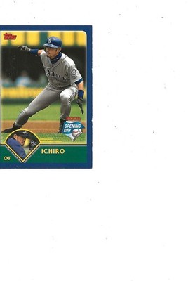 2003 TOPPS MINI GET A HIT OPENING DAY SCRATCH OFF  HALL OF FAME ICHIRO