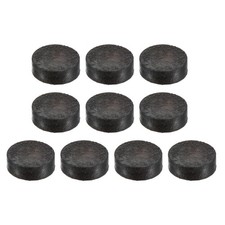 10Pcs 13mm Billiard Pool Cue Tips Snooker Pool Stick Replacement Tips, Brown