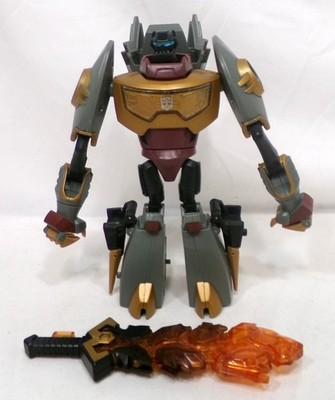 Transformers Animated Voyager Class Grimlock Dinobot Hasbro 2008 Complete