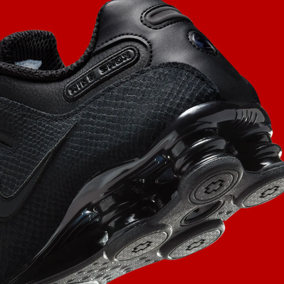 Nike Shox NZ Shoes Triple Black 378341-001 Men's Multi Size NEW | eBay