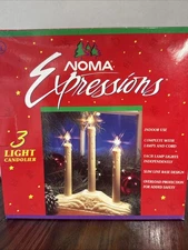 Noma  3 Lite Candolier Complete with Lamps and Cord Vintage