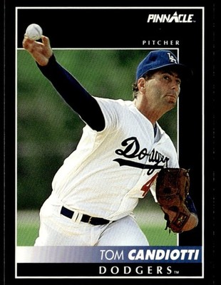 1992 Pinnacle Tom Candiotti Los Angeles Dodgers #459