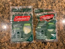 2 packages 5 mantles total Vintage Coleman Silk Lite Mantles Made in USA
