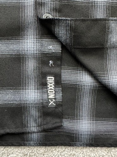 Dixxon Flannel Company Danny G The Mission Shirt Black Gray Plaid Men’s 2XL - Imagen 5 de 6