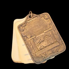 1920 Ambassador Baron Carmillo Romano Avezzana Banquet Bronze Menu And Cards