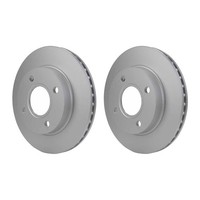 2 Bremsscheiben InnenbelüFtet Ø 63,6 Mm 20 Mm Hella FüR U.A. Ford Fiesta