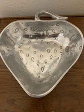 Vintage strawberry trinket dish Stunning!  Beyond Rare! MCM