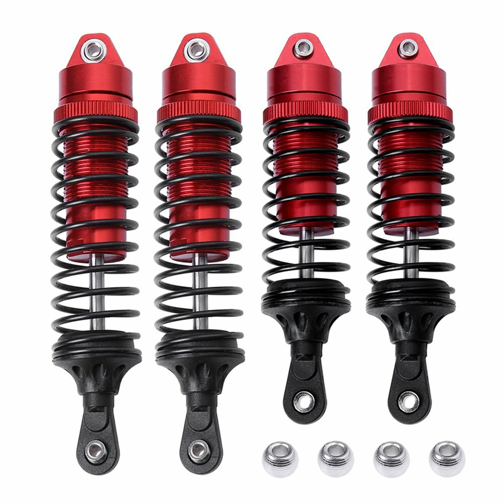4PCS RC CAR ALLOY FRONT REAR SHOCK ABSORBER For 1/10 Slash 4x4 Parts
