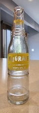 Vintage ACL NuGrape 8 oz Soda Bottle