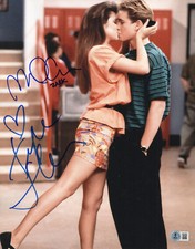 Tiffani Thiessen Mark-Paul Gosselaar Signed Auto Saved By the Bell 11x14 Beckett