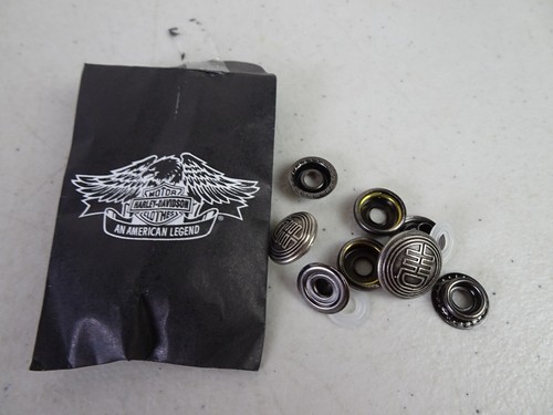 Harley-Davidson Ropa Metal Repuesto HD Broches a presión Botones Cuero Chaqueta Chaleco