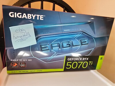 GIGABYTE GeForce RTX 5070 Ti Eagle OC SFF 16G Graphics Card, 16GB 256-bit GDDR7