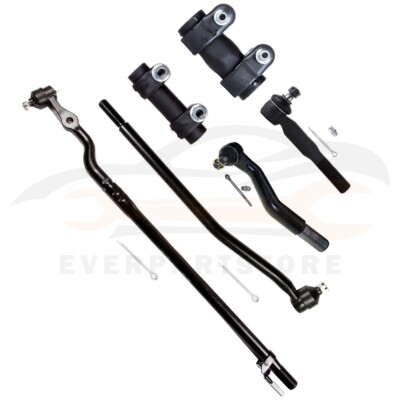 6x Right Left Inner Outer Tie Rods Fit For 1999-2004 Ford F-250 Super Duty