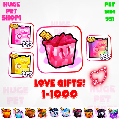 Love Gift & other gifts! - Pet Simulator PS 99  CHEAP & Fast Delivery!