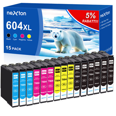 604 XL Patronen Für Epson XP-2200 3200 4200 2205 3205 4205 WF-2930 2950 2935 DWF