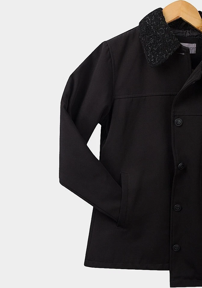 Port Authority Women's Ladies Black Going Out Jacket Coat Size XL - Image 4 of 4