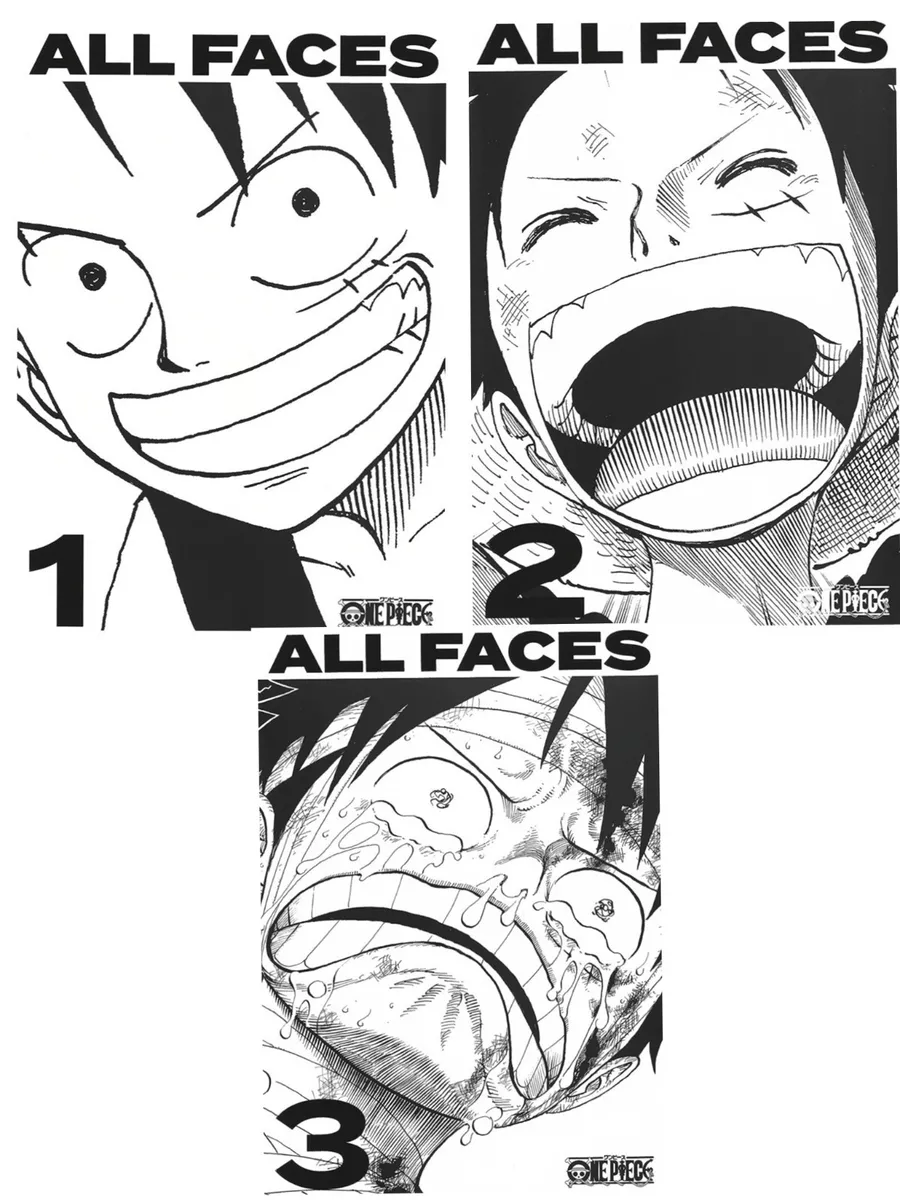 Set product] ONE PIECE ALL FACES 1/2/3 (collector's edition comics