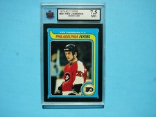 1979/80 TOPPS NHL HOCKEY CARD #241 KEN LINSEMAN ROOKIE KSA 7.5 NM+ SHARP!! 79/80